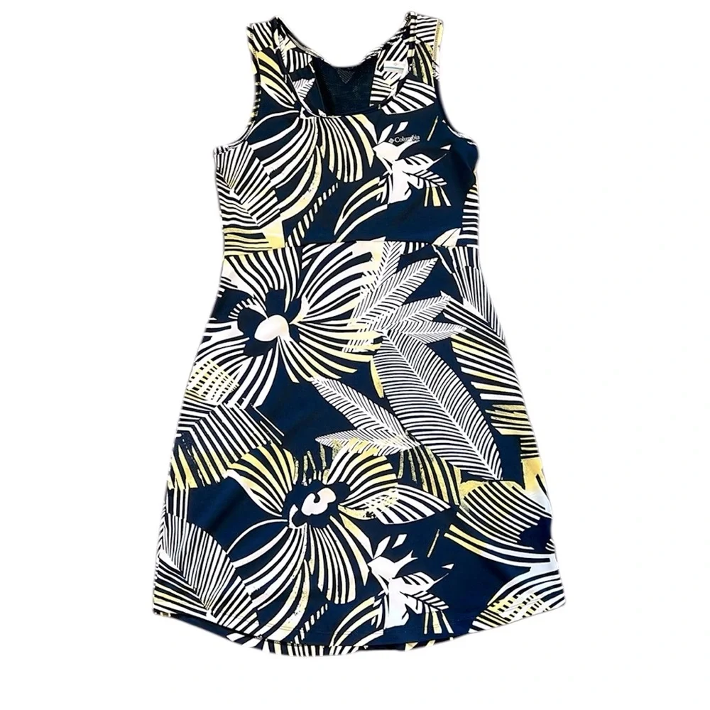 Columbia PFG Tropical Leaf Dress - Picture 1 of 12